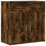 Buffet chêne fumé 79x38x80 cm bois d'ingénierie