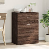 Sideboard aus brauner Eiche, 60 x 39 x 80 cm, Holzwerkstoff