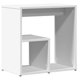 Tables d'appoint 2 pcs blanc 50x30x50 cm bois d’ingénierie