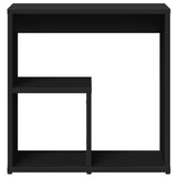 Side tables 2 pcs black 50x30x50 cm engineered wood