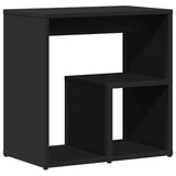 Side tables 2 pcs black 50x30x50 cm engineered wood