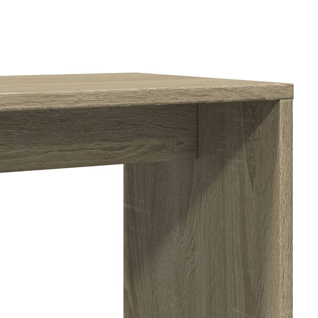 Table d'appoint Chêne sonoma 50x30x50 cm Bois d'ingénierie