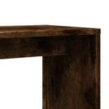 Table d'appoint Chêne fumé 50x30x50 cm Bois d'ingénierie