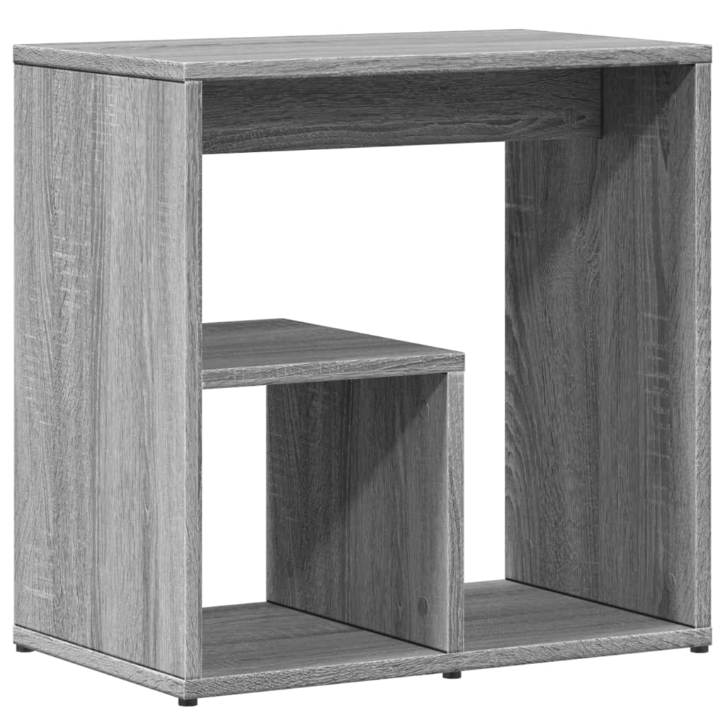 Tables d'appoint 2 pcs sonoma gris 50x30x50cm bois d'ingénierie