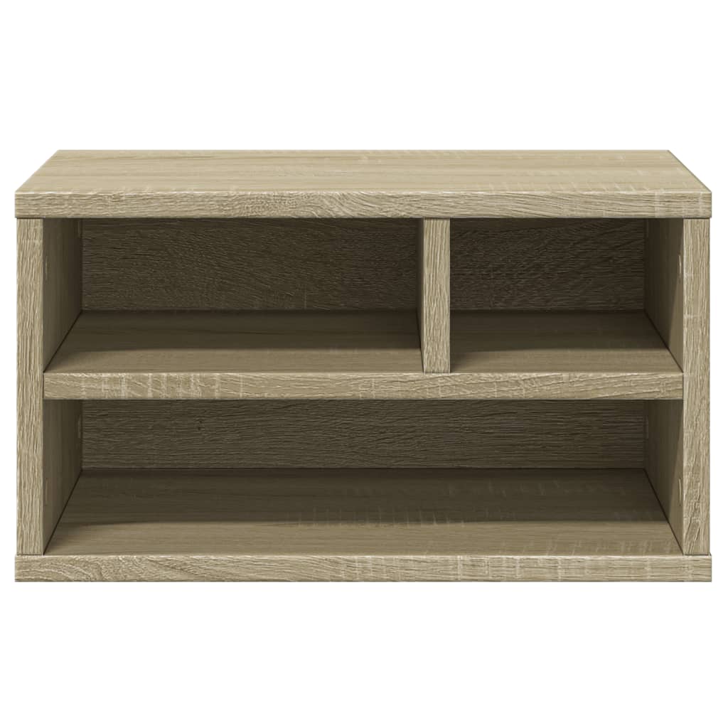 Support d'imprimante chêne sonoma 40x32x22,5 cm bois ingénierie