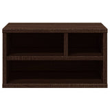 Support d'imprimante chêne marron 40x32x22,5 cm bois ingénierie