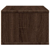 Support d'imprimante chêne marron 40x32x22,5 cm bois ingénierie