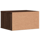 Support d'imprimante chêne marron 40x32x22,5 cm bois ingénierie