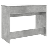 Dressing table with concrete grey mirror 100x45x76 cm