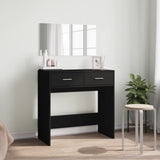 Dressing table with black mirror 80x39x80 cm