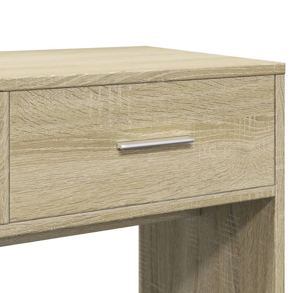 Dressing table with mirror sonoma oak 80x39x80 cm