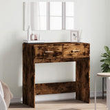 Dressing table with smoked oak mirror 80x39x80 cm