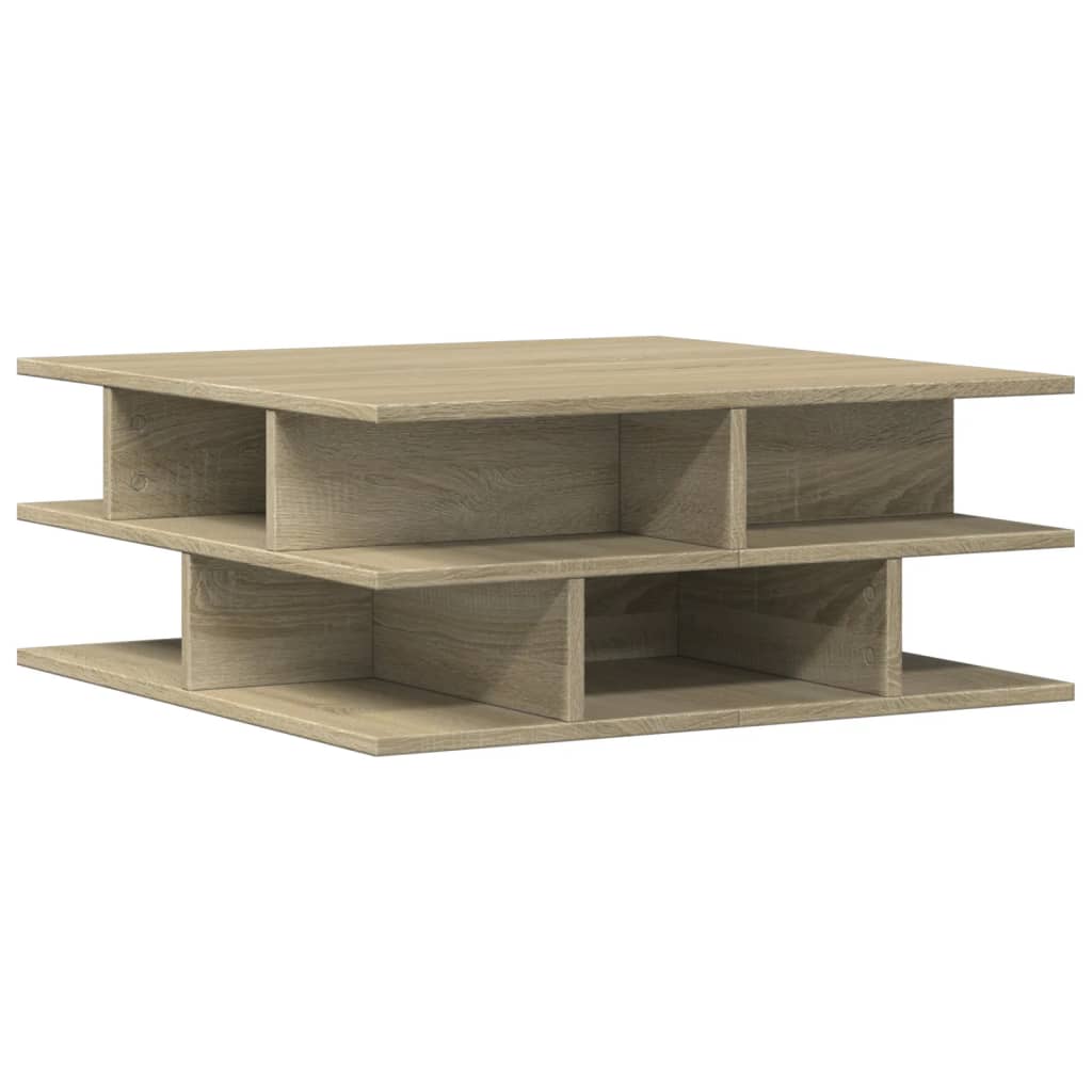 Sonoma oak coffee table 70x70x29 cm engineered wood