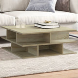 Sonoma oak coffee table 70x70x29 cm engineered wood