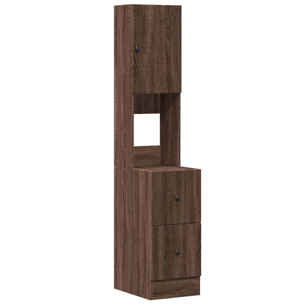 Armoire de cuisine chêne marron 35x50x180 cm bois d’ingénierie