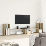 Meubles TV 2 pcs chêne sonoma 100x30x50 cm bois d'ingénierie