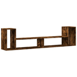 Meubles TV 2 pcs chêne fumé 100x30x50 cm bois d'ingénierie