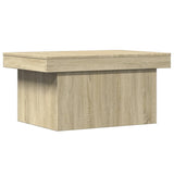 Table basse chêne sonoma 80x55x40 cm bois d'ingénierie