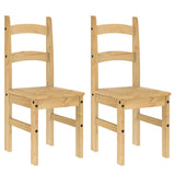 Dining chairs set of 2 40x46x99 cm solid pine wood