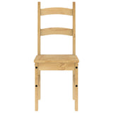 Dining chairs set of 2 40x46x99 cm solid pine wood