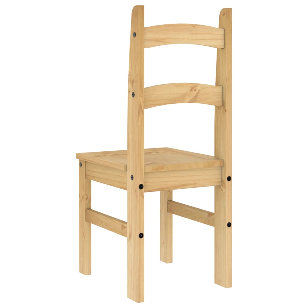 Dining chairs set of 2 40x46x99 cm solid pine wood