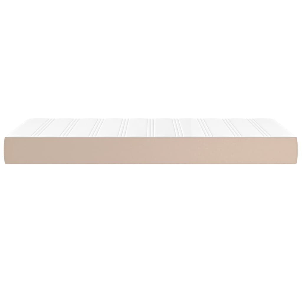 Pocket spring bed mattress cappuccino 120x190x20 cm