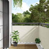 Écran d'intimité de balcon blanc 500x90 cm PVC