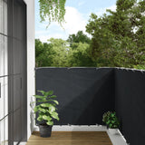 Écran d'intimité de balcon anthracite 600x120 cm PVC