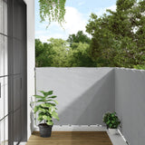 Écran d'intimité de balcon gris 300x120 cm PVC