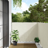 Écran d'intimité de balcon blanc 300x120 cm PVC