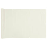 White balcony privacy screen 800x120 cm PVC