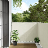 White balcony privacy screen 800x120 cm PVC