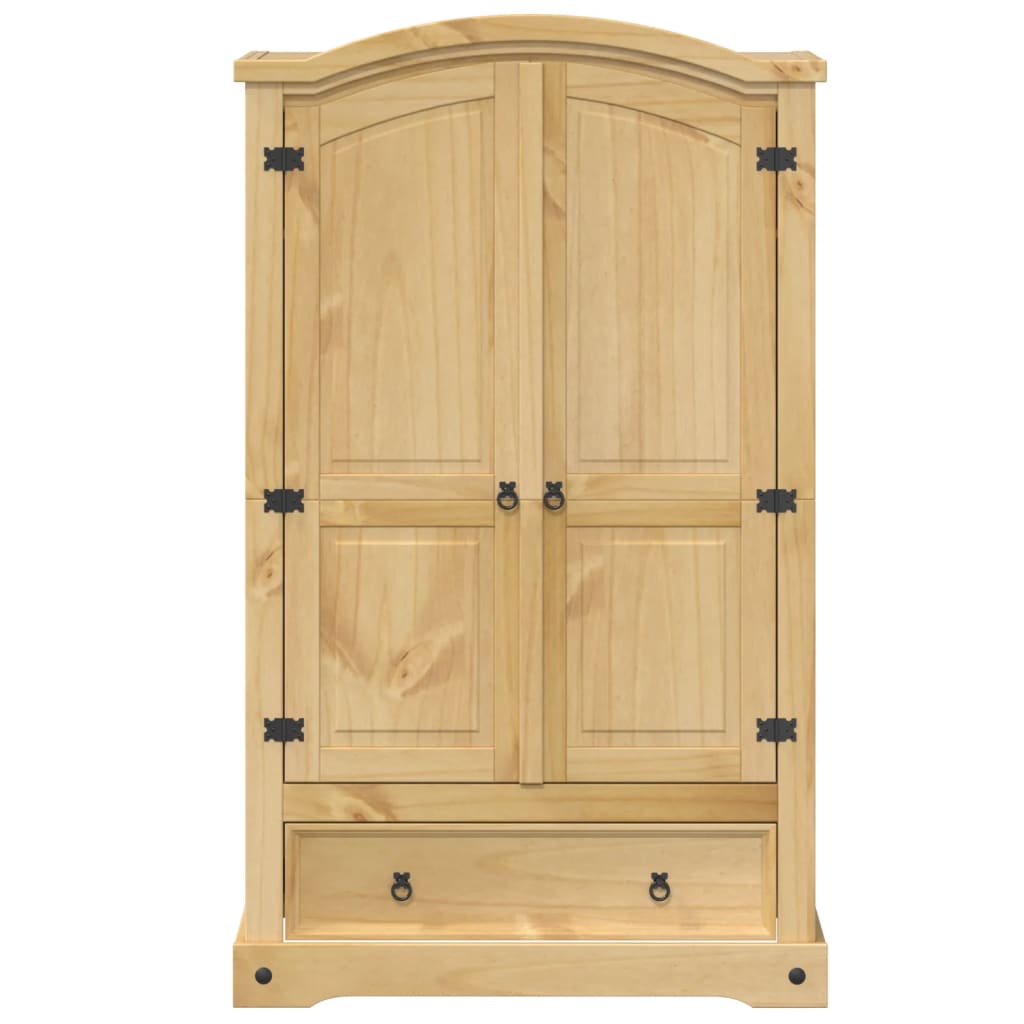 Garde-robe Corona 101x52x170 cm bois de pin massif