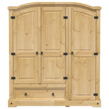 Garde-robe Corona 151,5x52x170 cm bois de pin massif