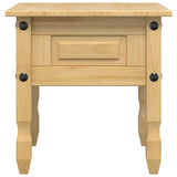 Table d'appoint Corona 50x50x50 cm bois de pin massif