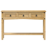 Table console Corona 114x34,5x73 cm bois de pin massif