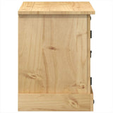 Meuble TV Corona 100x40x52 cm bois de pin massif