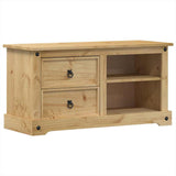 Meuble TV Corona 100x40x52 cm bois de pin massif