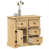 Buffet Corona 87x40x76 cm bois massif de pin