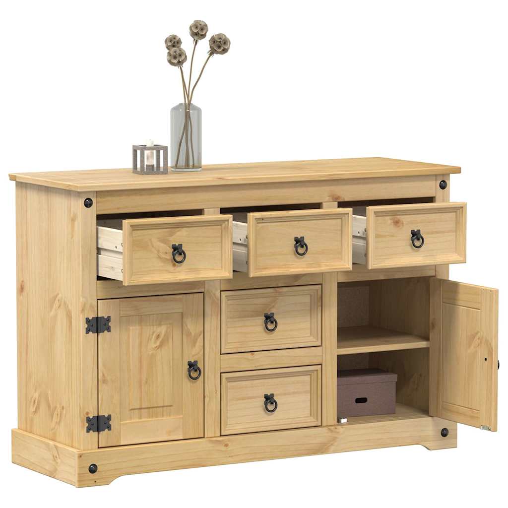 Buffet Corona 115x40x76 cm bois massif de pin