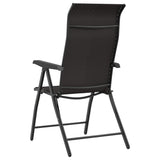 Chaises pliables jardin lot de 2 couleur café noir poly rotin