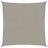 Voile d'ombrage 160 g/m² carré gris clair 2x2 m PEHD