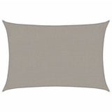 Voile d'ombrage 160 g/m² rectangulaire gris clair 2x3 m PEHD