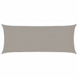 Voile d'ombrage 160 g/m² rectangulaire gris clair 2x4,5 m PEHD