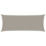 Voile d'ombrage 160 g/m² rectangulaire gris clair 2x5 m PEHD