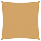 Voile d'ombrage 160 g/m² carré sable 3,6x3,6 m PEHD