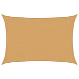 Voile d'ombrage 160 g/m² rectangulaire sable 2x3 m PEHD