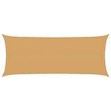 Voile d'ombrage 160 g/m² rectangulaire sable 2x4,5 m PEHD