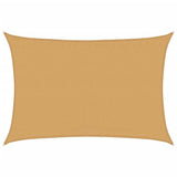 Voile d'ombrage 160g/m² rectangulaire sable 3,5x4,5 m PEHD