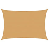 Voile d'ombrage 160 g/m² rectangulaire sable 5x7 m PEHD